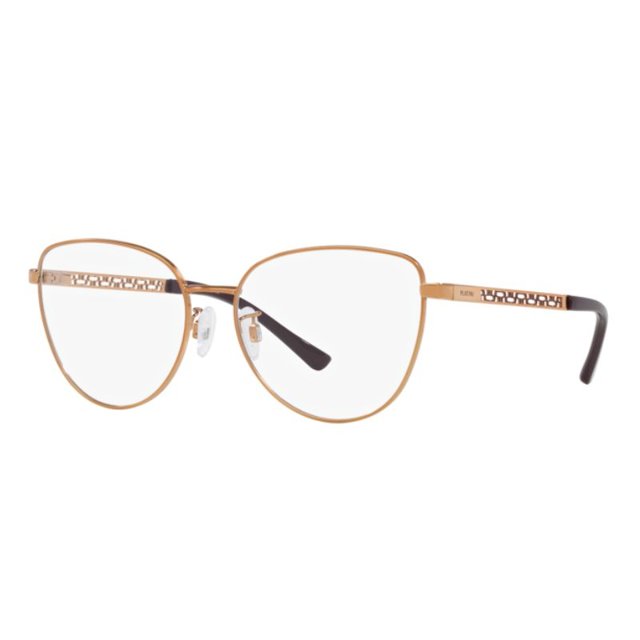 Óculos de Grau Platini P91218 Metal Dourado Rosê Feminino