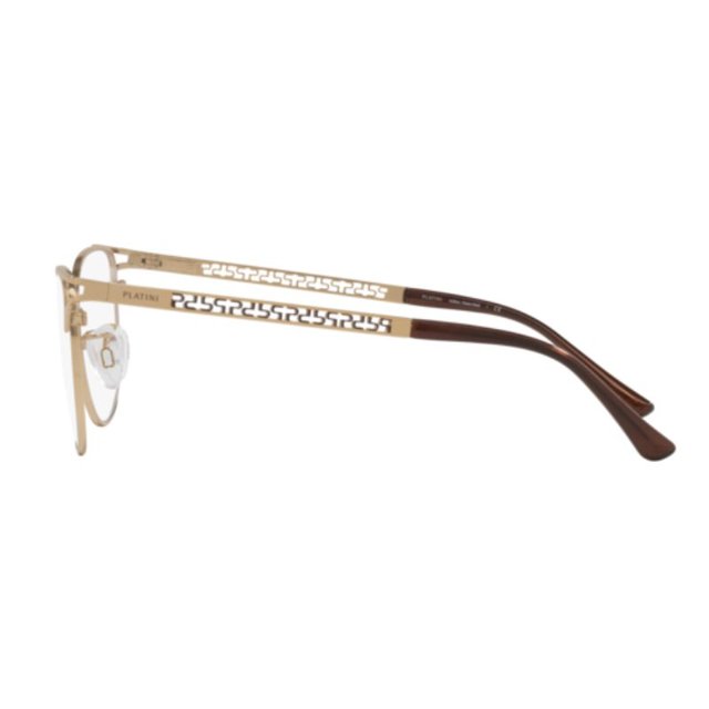 Óculos de Grau Platini P91220 Metal Dourado Gatinho | Univisão Ótica