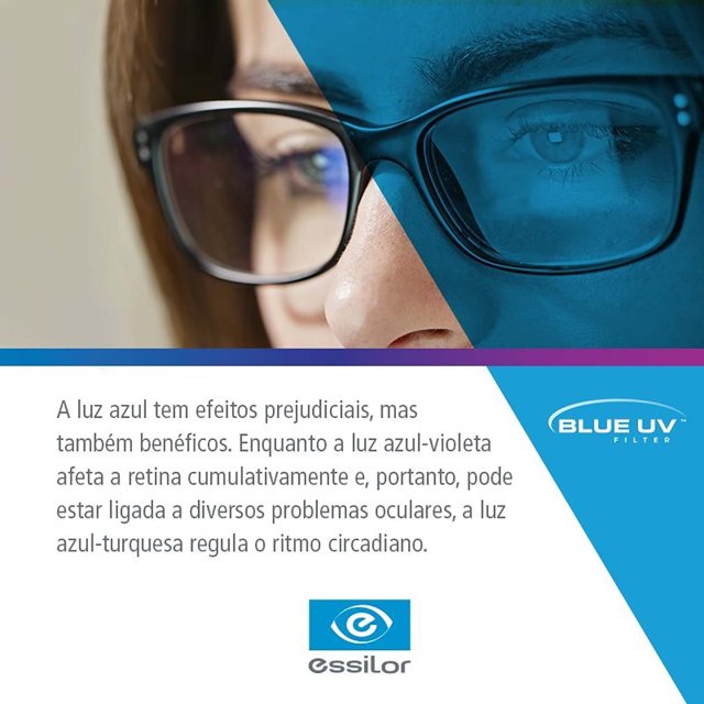 Multifocal Varilux Liberty Policarbonato Crizal Easy Blue UV