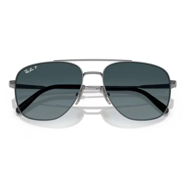 リモネン Óculos de Sol RayBan William Titanium Polarizado RB8097 Chumbo