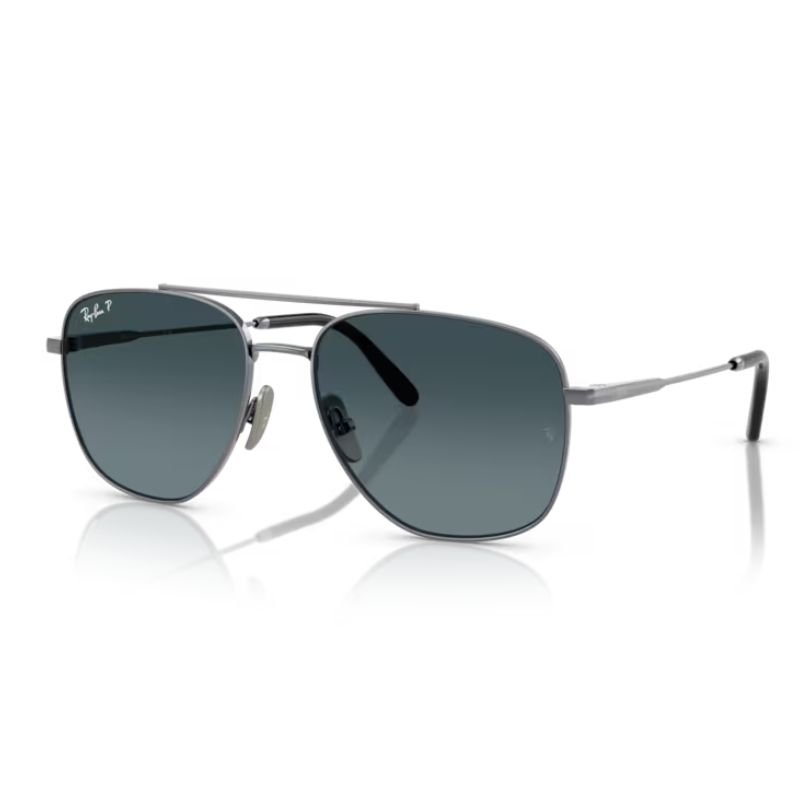 Óculos de Sol RayBan William Titanium Polarizado RB8097 Chumbo