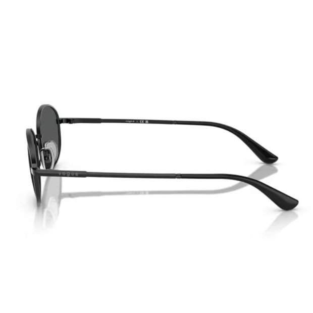 Óculos de Sol Vogue Oval VO4323S Preto Brilho Feminino | Univisão