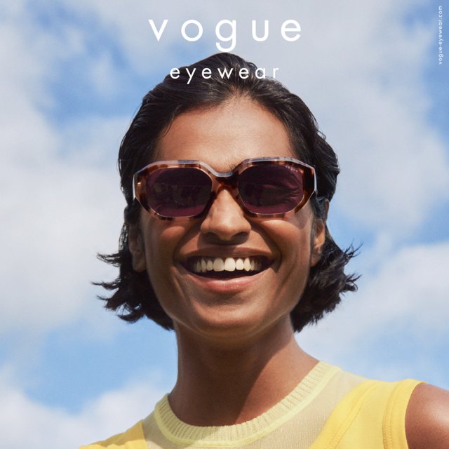 Óculos de Sol Vogue VO5554S Marrom Tartaruga e Violeta | Univisão