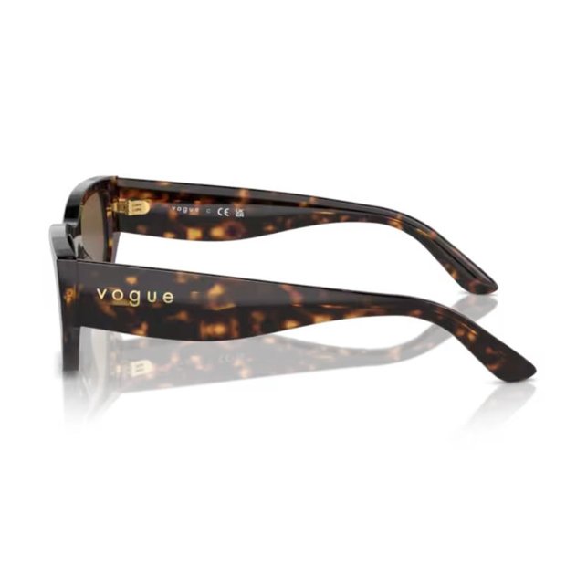 Óculos de Sol Vogue VO5586S Marrom Tartaruga Retangular | Univisão