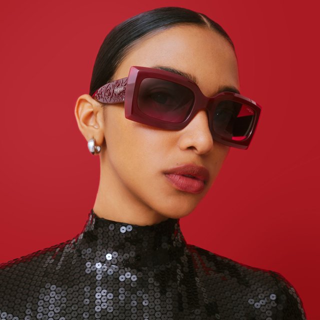 Óculos de Sol Vogue VO5526S Vermelho Retangular