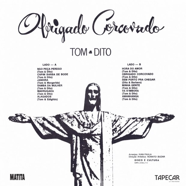 LP Vinil Tom & Dito - Obrigado Corcovado (LP Azul) | Plant Discos
