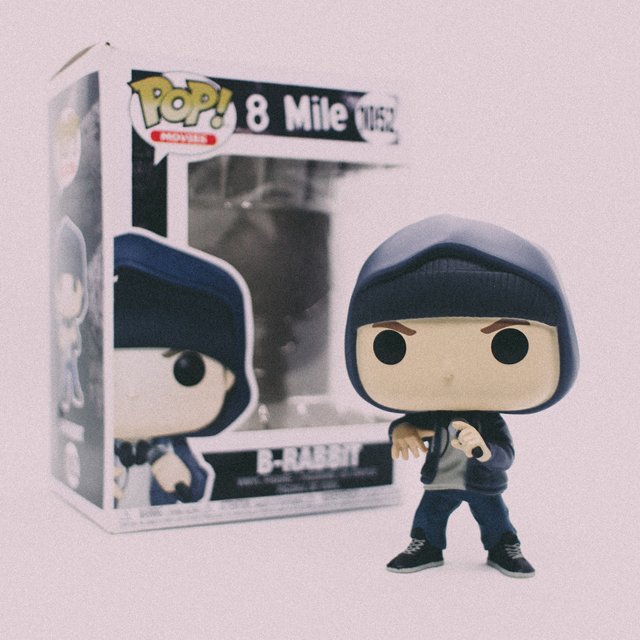 Funko Pop! Rocks - Boneco Eminem/ B-rabbit (8 Mile) #1052 | Plant Discos