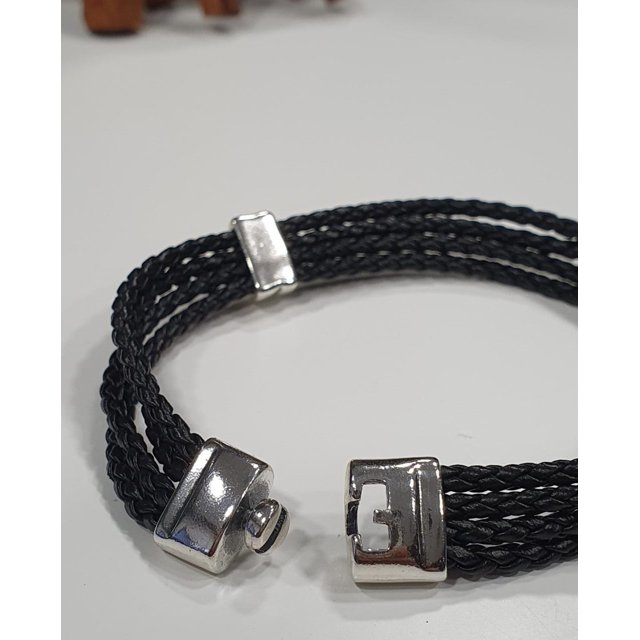 Pulseira Masculina Em Couro Legitimo com Feche de Imã - Loja