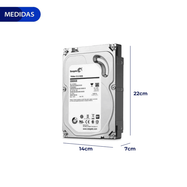 DISCO RIGIDO HDD 2TB (UA) | Casa do Telecom