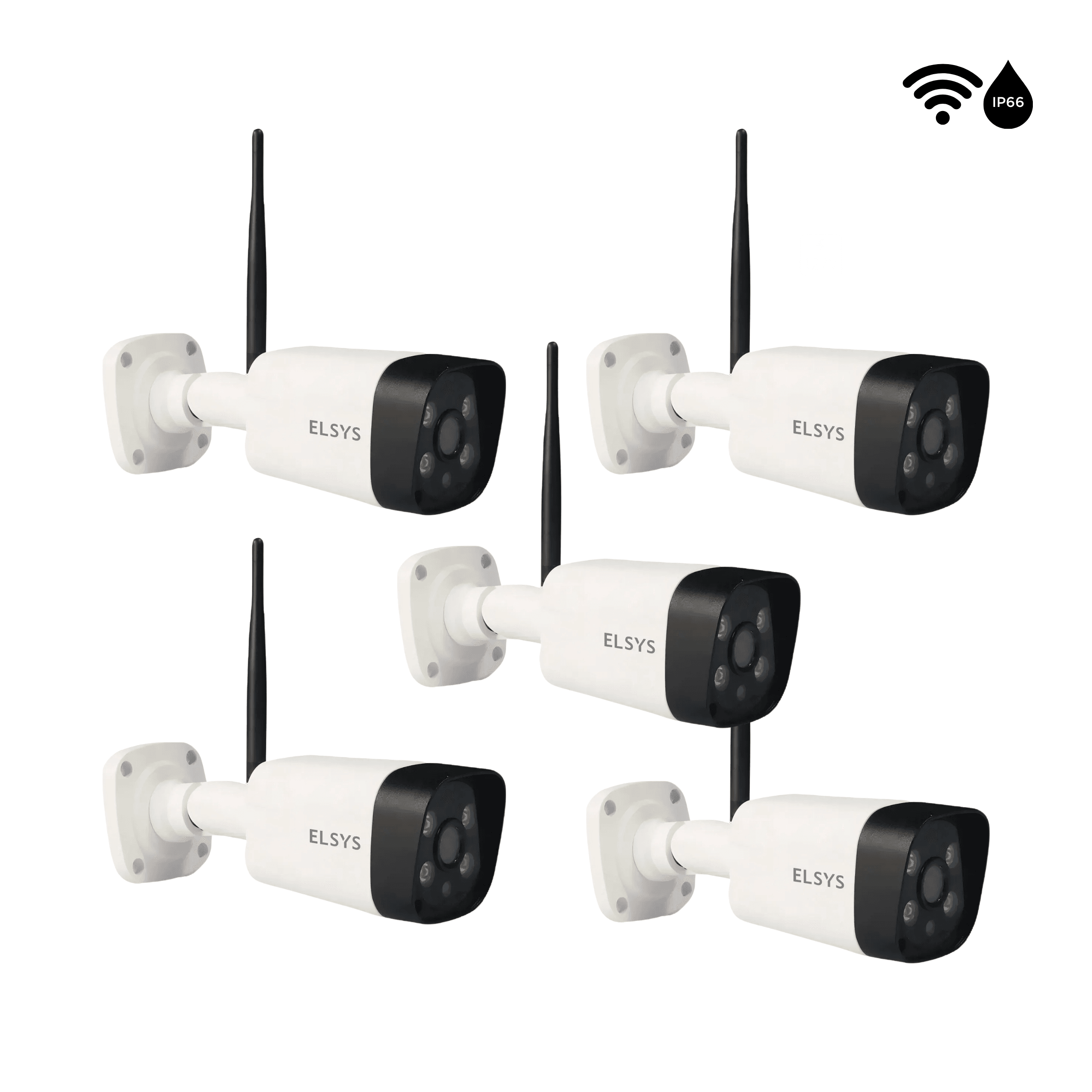 KIT 05 CAMERAS ANPOE 4X1 BULLET P ANP-PFHD 336 B FALCON84 | Casa do Telecom