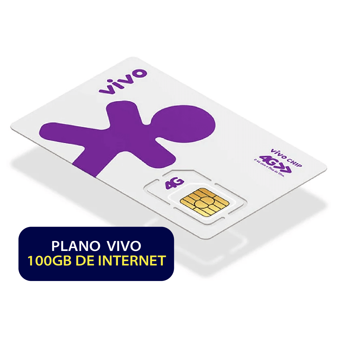 CHIP VIVO SIM CARD 4G | Casa do Telecom