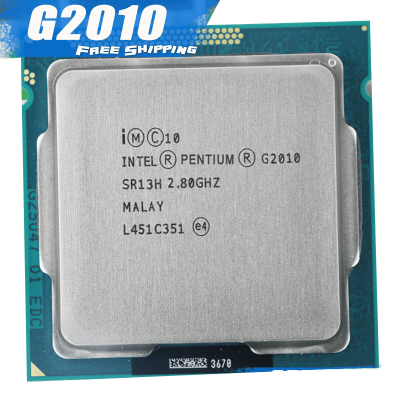 注目の CPU 55W 2.8GHZ G2010 PENTIUM PROCESSADOR LGA DUAL-CORE 1155 CPU
