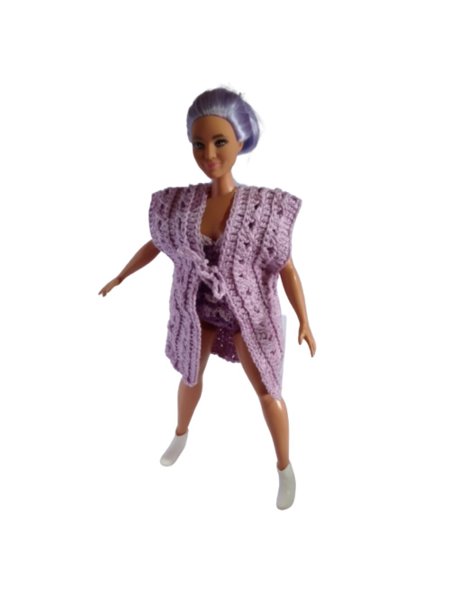 Moda Barbie Crochê Aula nº 01 Saia 