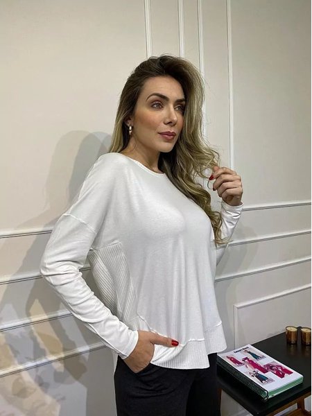 Blusa Listrada  Boutique Valéria Almeida