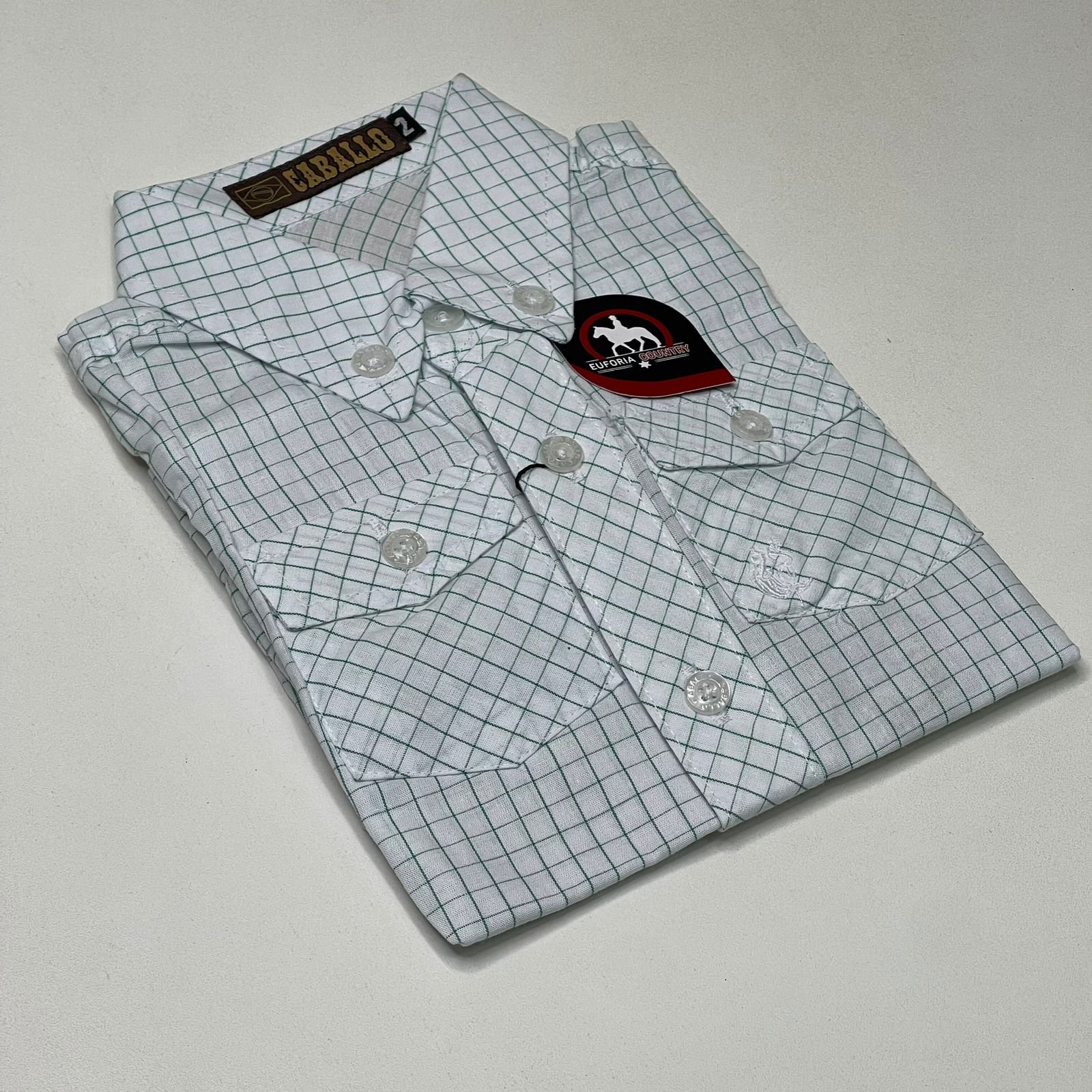 EC424 - CAMISA XADREZ INFANTIL | Euforia Country