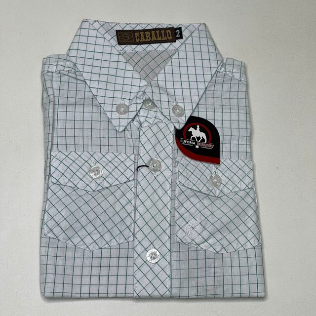 EC424 - CAMISA XADREZ INFANTIL | Euforia Country
