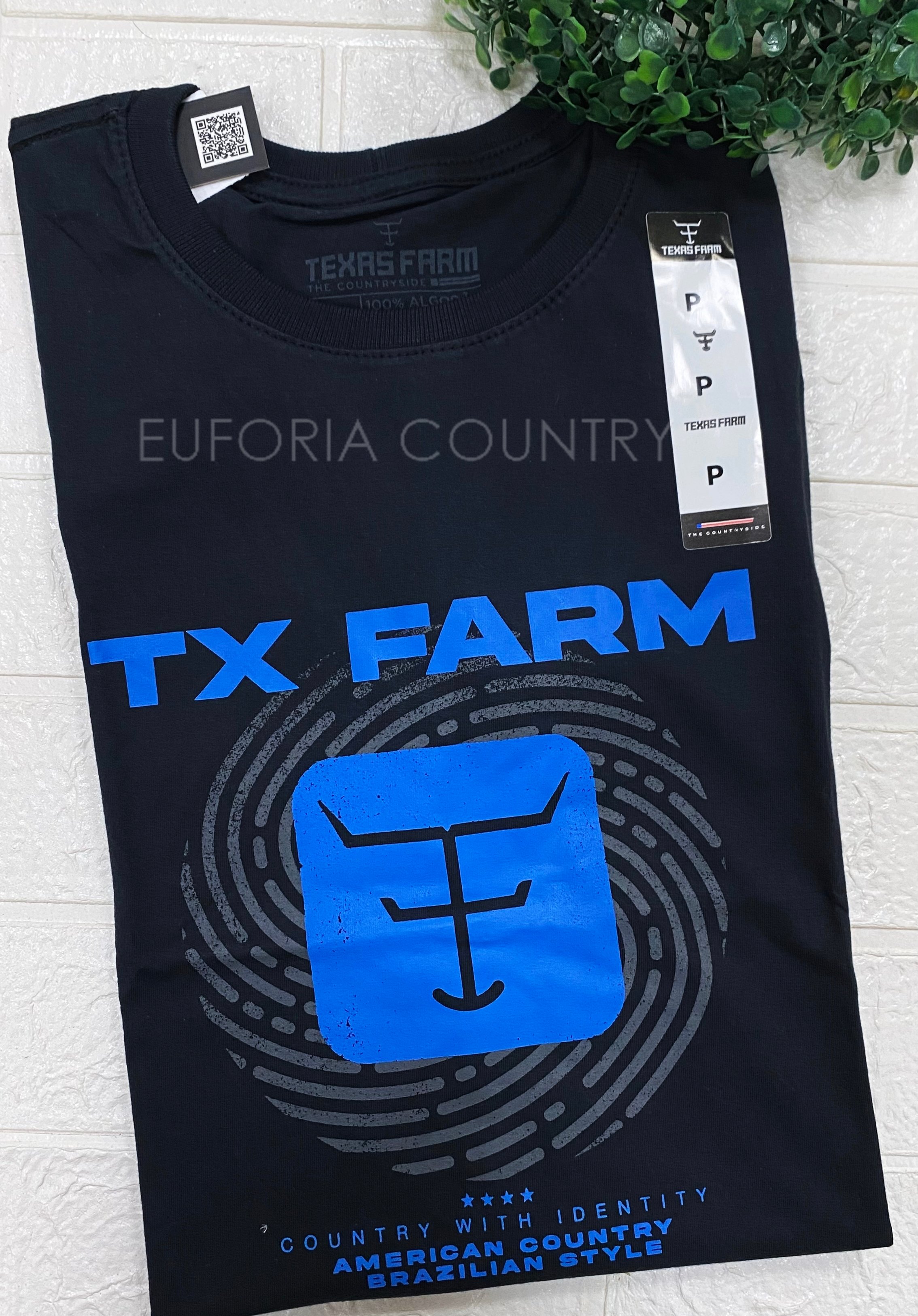 CAMISA MASCULINA TEXAS FARM Euforia Country