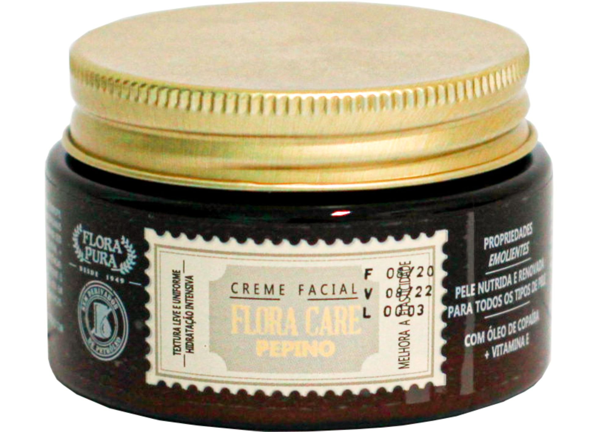 CREME FACIAL - PEPINO FLORA CARE 100 G | FLORA PURA