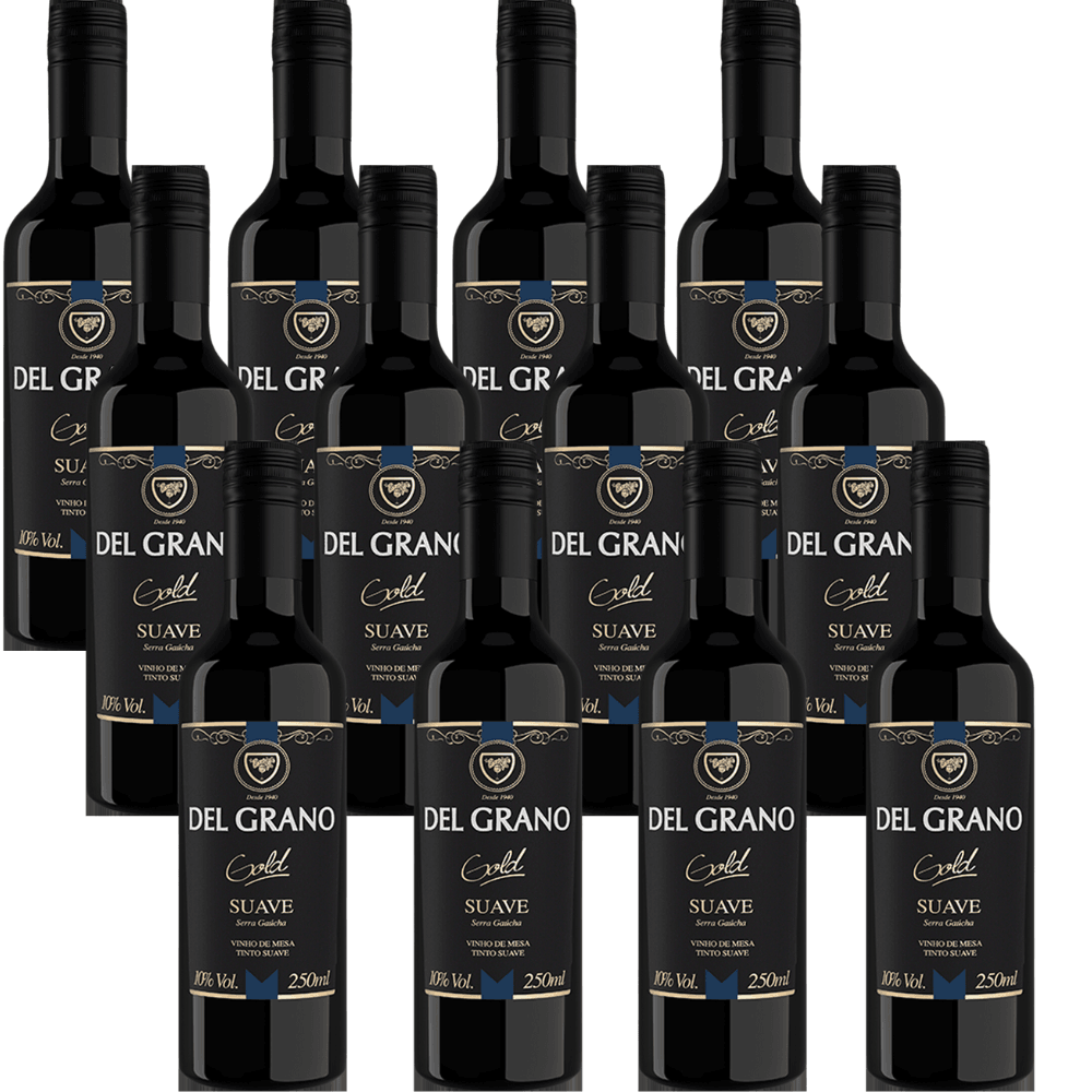 Mini Vinho Del Grano Tinto Suave 12x250ml | Odre Wine