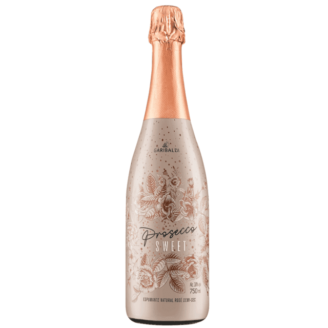 Kit 2 und Espumante Prosecco Demi-Sec Rose Sweet Garibaldi 750 ml ...