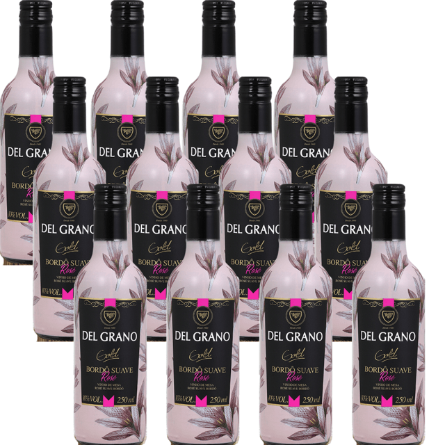 Mini Vinho Del Grano Bordo Rose Suave 12x250ml | Odre Wine