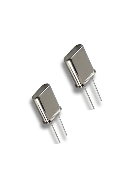 Lot De 2 Quartz / Cristal 2.4576 Mhz - Référence MDX024S HC49U - Neufs Pour électronique