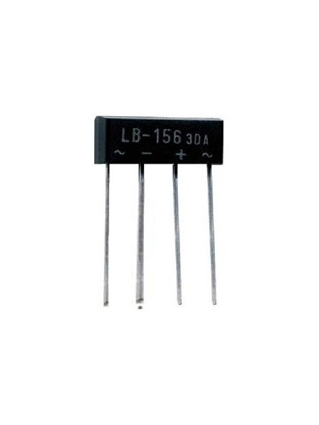 PONTE RETIFICADORA LB156 1,5A 600V | Erkatron Comercial Eletrônica