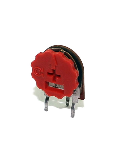 TRIMPOT 100R VERTICAL COM KNOB 14MM | Erkatron Comercial Eletrônica