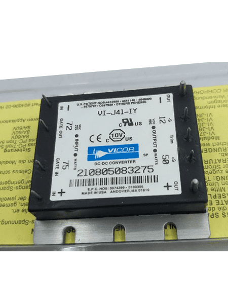 MÓDULO CONVERSOR DC/DC VI-J41-IY E.72V S.12V 50W 10A