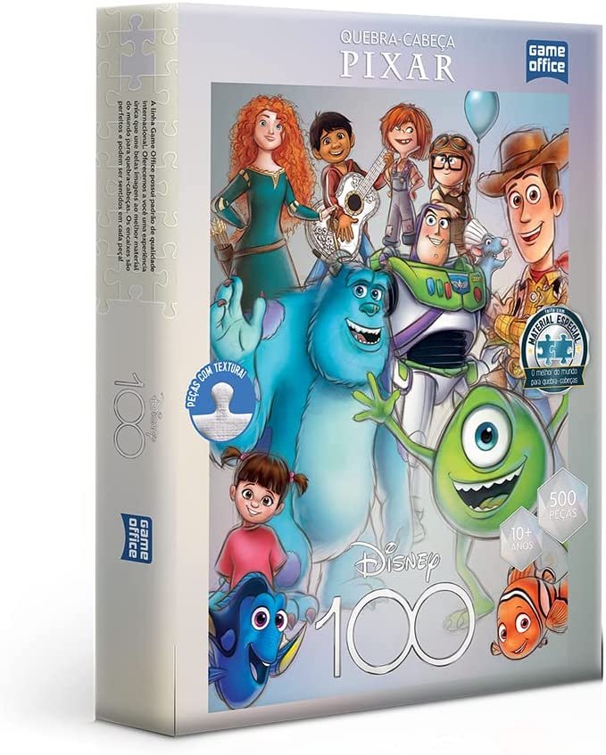 Quebra-Cabeça - Disney - 500 Peças - 100 Anos de Maravilha - Toyster