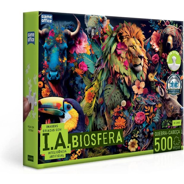 IA Biosfera- Quebra-cabeça 500 peças - Toyster Brinquedos