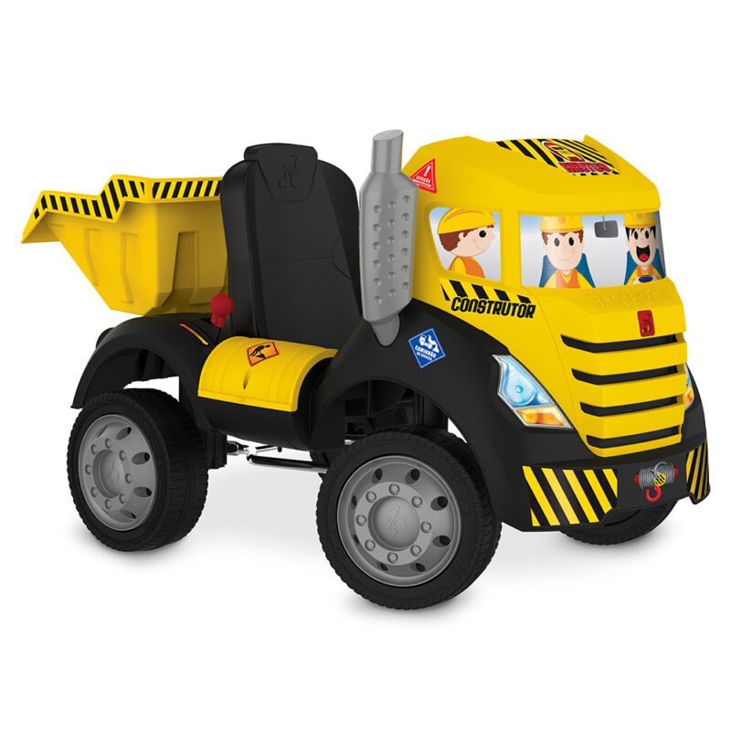 Jogo interativo infantil de bombeiros, caminhão caçamba, carro de