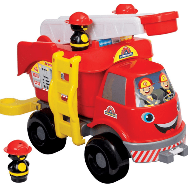 Brinquedo Caminhão de Bombeiro Pega Chama Apolo 581 - Pedagógica