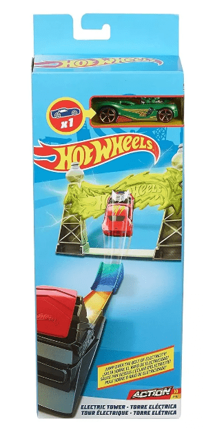 Lançador e Pista - Hot Wheels Action - Girar e Marcar - Mattel