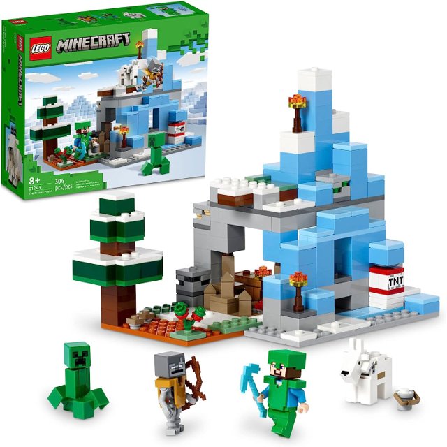 Lego Minecraft Os Picos Gelados