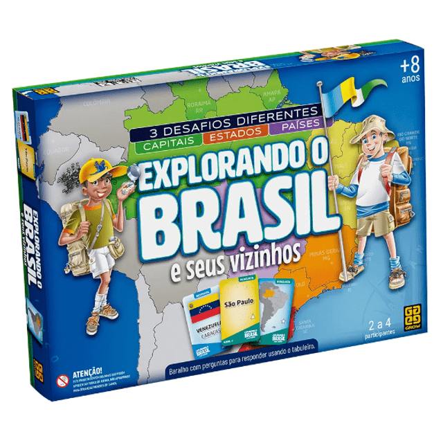 Jogo Explorando o Brasil - Grow