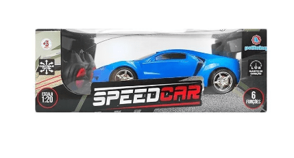 Carrinho de Controle Remoto Speed Car 6 Funções Amarelo, Brinquedo infantil  Polibrinq - CAR506