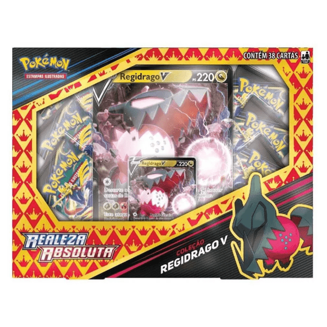 Box Pokémon - Realeza Absoluta Regidrago V - Copag
