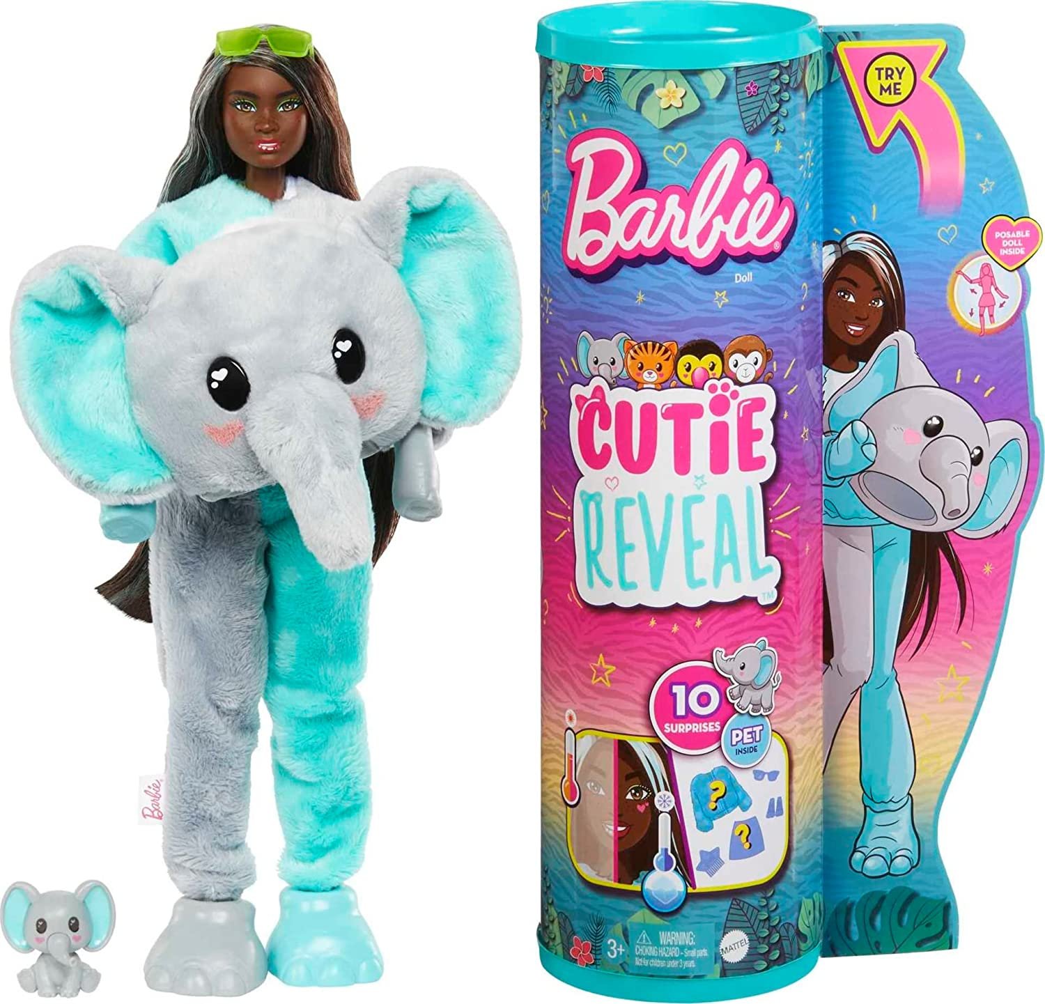 Barbie Cutie Reveal - Série Selva - Mattel