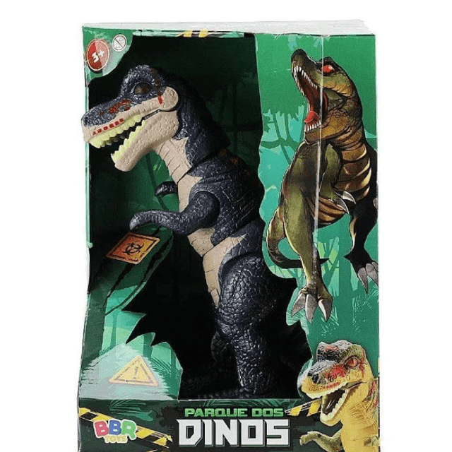 Boneco Dinossauro Tirano Rex World Grande Brinquedo com Som Menino