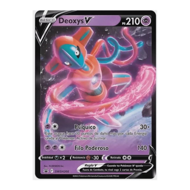 Cartas Pokémon Box Coleção de Batalha Deoxys VMax e VAstro - Copag