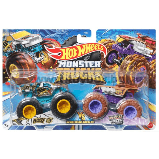 Carrinho Hot Wheels Monster Trucks Mattel 2 CARROS MATTEL