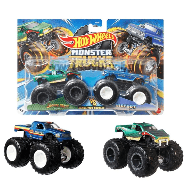 Hot Wheels Monster Trucks (2 Veículos) - Mattel