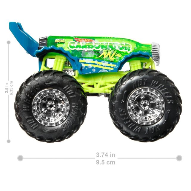 HOT WHEELS MONSTER TRUCKS VERDE - Casa dos Plásticos