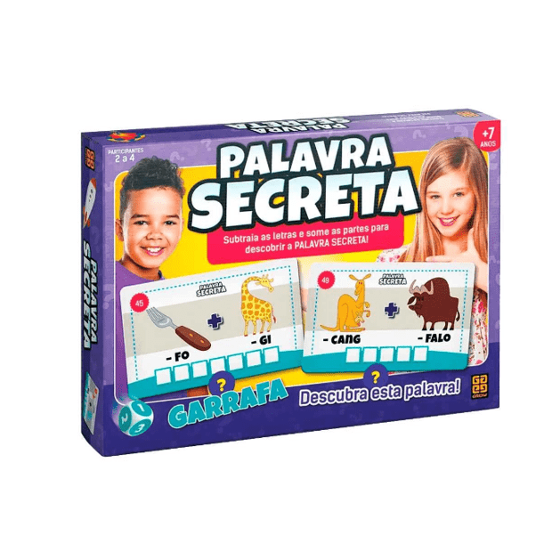 Jogo descobrindo palavras com todas as letras