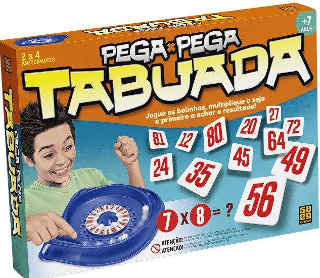 Jogo Pega-Pega Tabuada - Grow