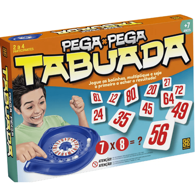 Jogo Pega-Pega Tabuada - Grow