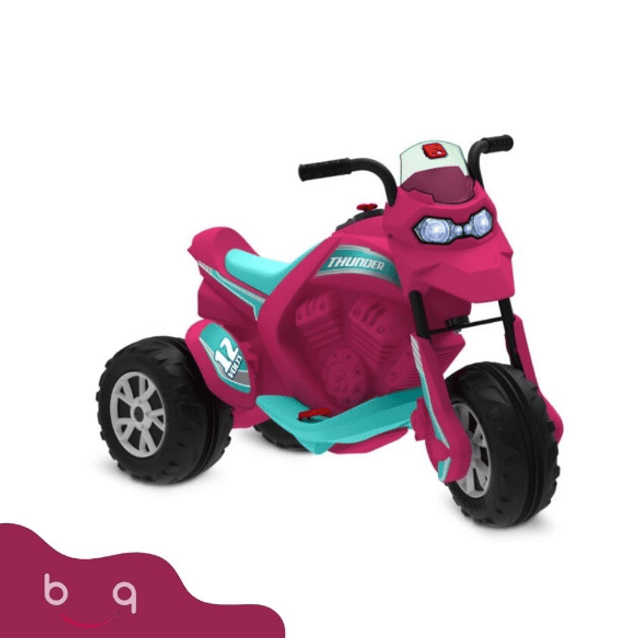 Motinha Motoca Infantil Elétrica Menina Com Marcha