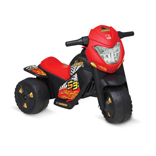 Moto Eletrica Banmoto 6V Bandeirante Brinquedos - Azul