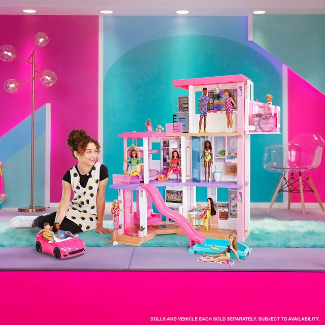 Barbie Casa Dos Sonhos Com Escorregador - Mattel